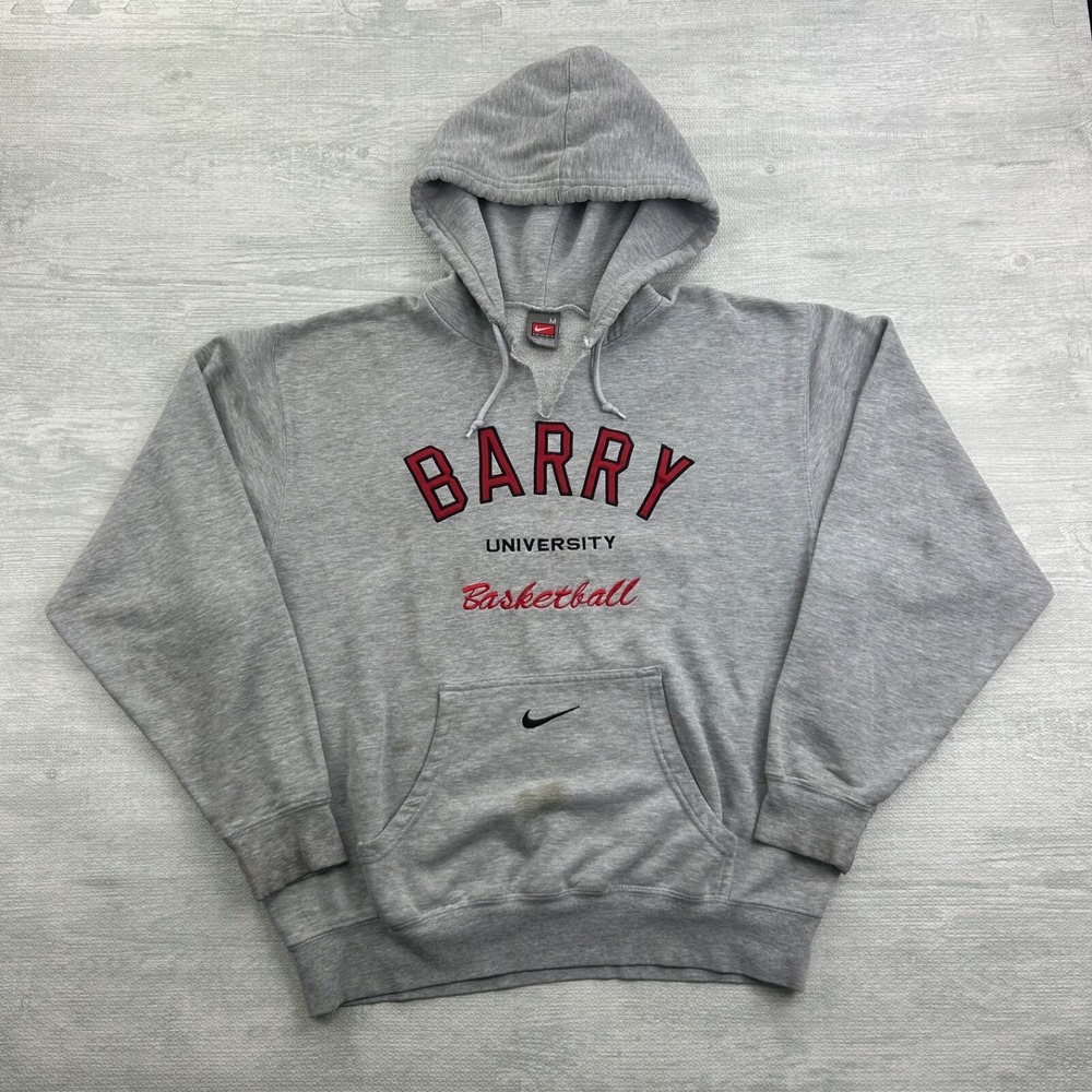 Vintage Nike Center Swoosh Barry University Sweatshirt Size Medium Basketball